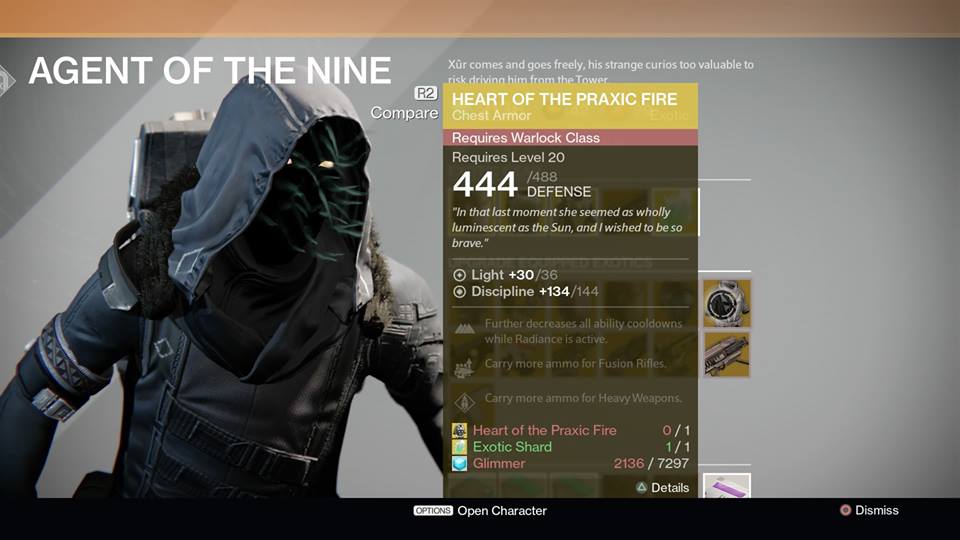 Heart of Praxic Fire - Warlock