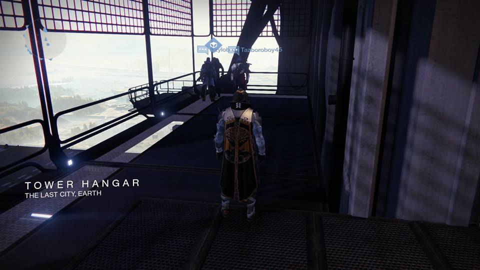 Xur – Agent of the Nine can be found to the right when you go down the Hangar stairs.