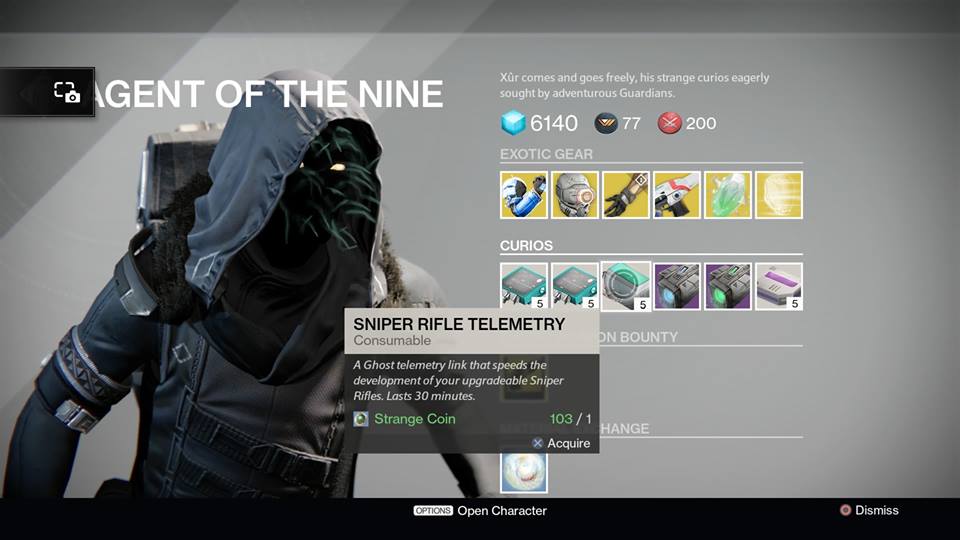 Sniper Rifle Telemetry