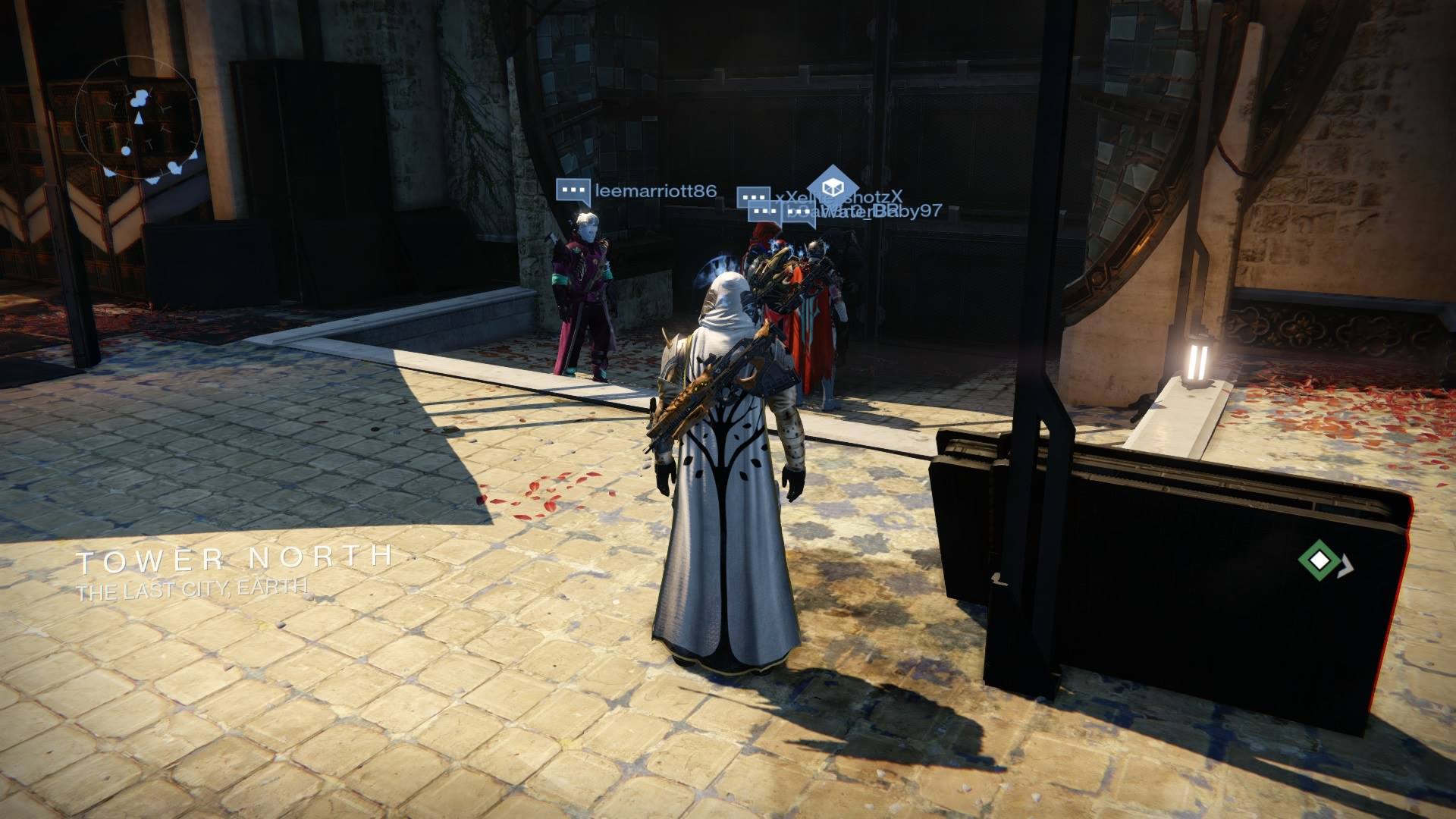 Xur – Agent of the Nine can be found in Tower North, close to The Speaker.