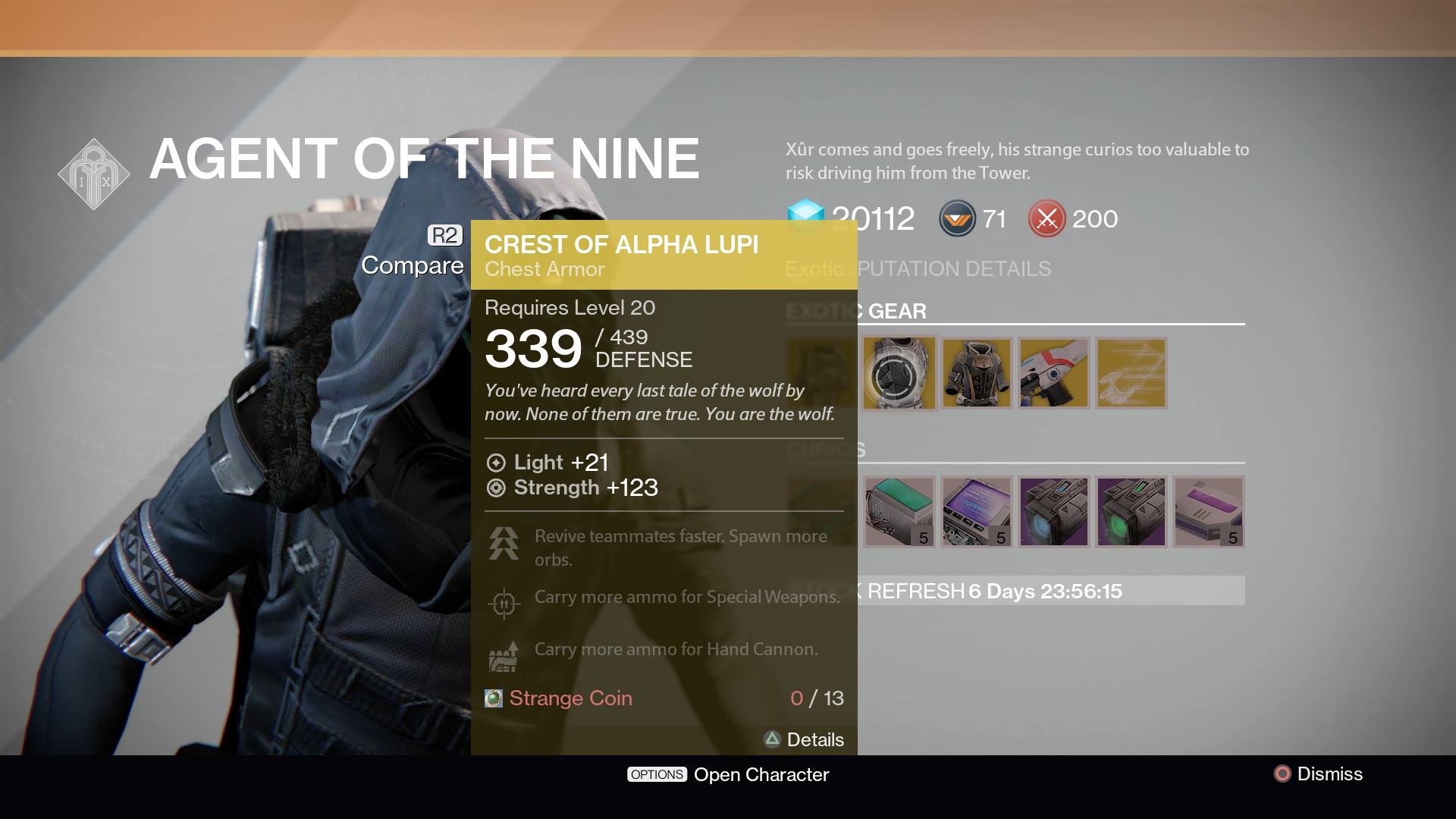 Crest of Alpha Lupi - Hunter