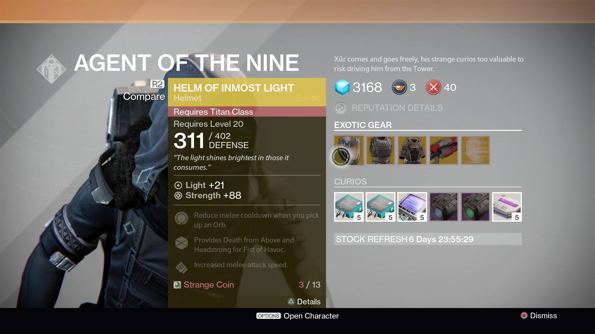Helm of Inmost Light - Titan