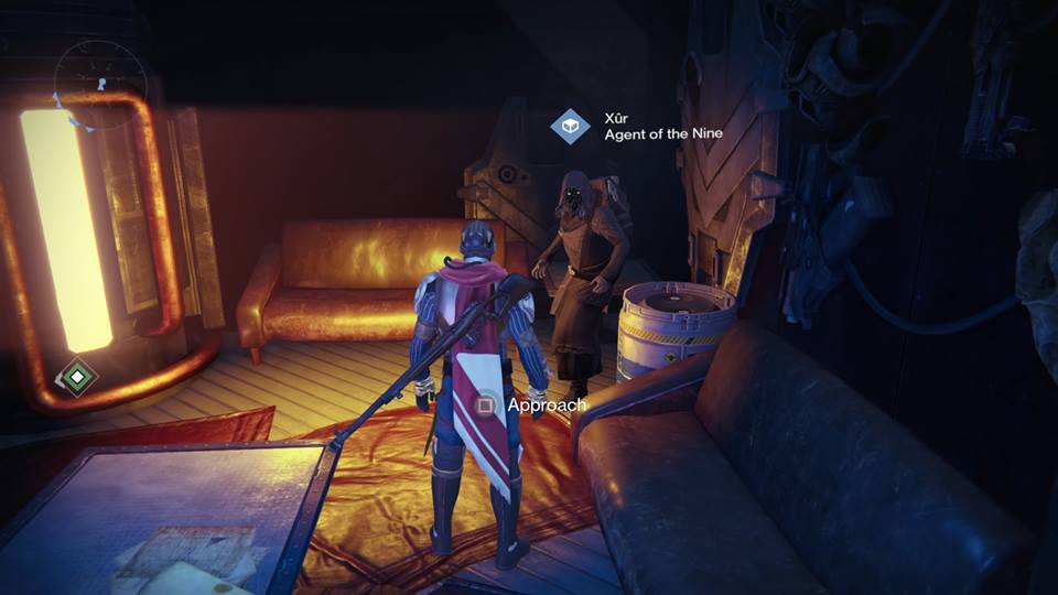Xur's Location - Hunter's Lounge