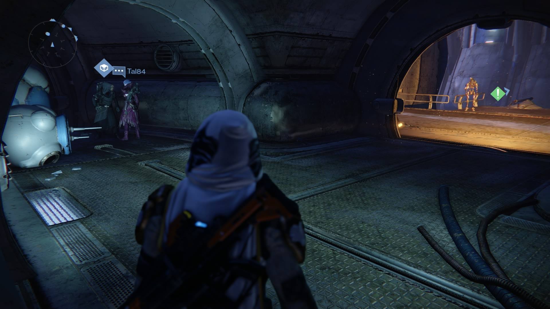 Xur's Location - The Reef, down the walkway next to the Bounty Tracker