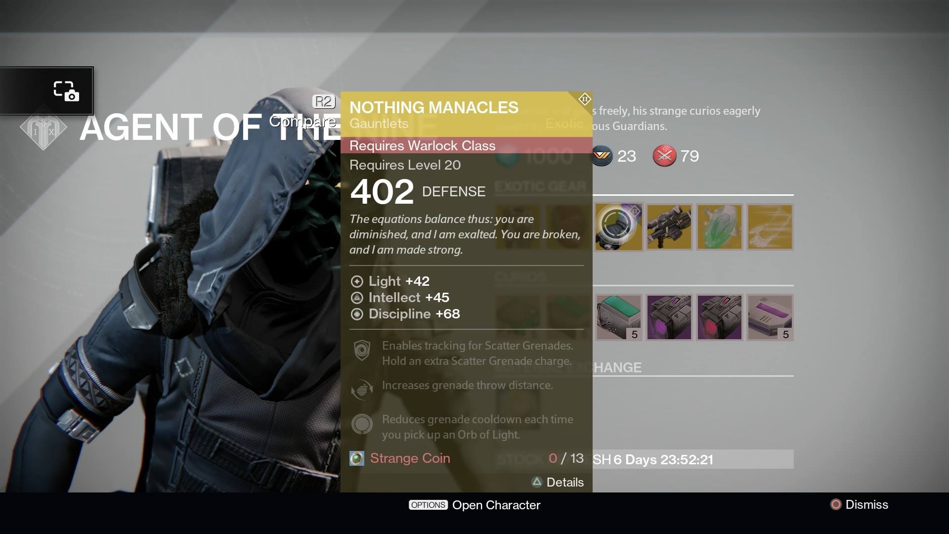 Nothing Manacles