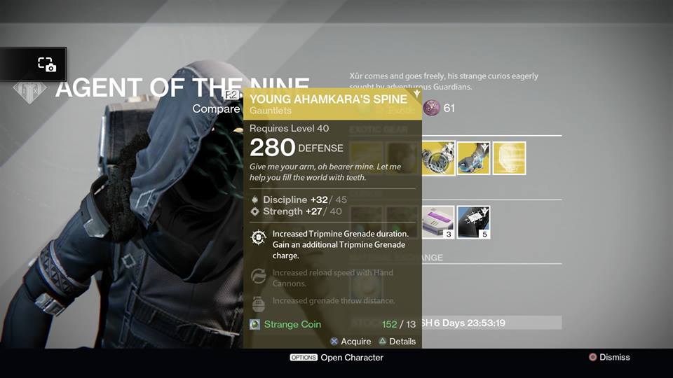 Young Ahamkara's Spine